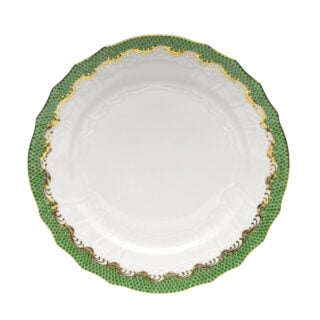 Herend Fish Scale Jade Dinner Plate