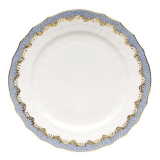 Herend Fish Scale Light Blue Service Plate