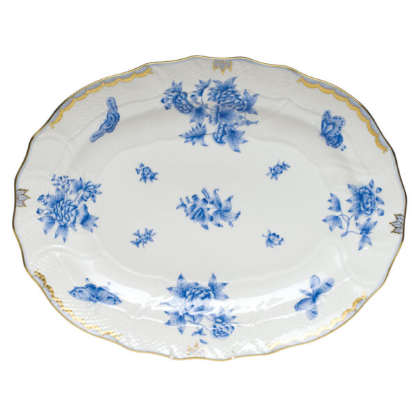 Herend Fortuna Blue Platter Herend Fortuna Blue Platter