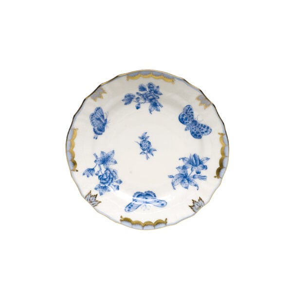 Herend Fortuna Blue Bread and Butter Plate Herend Fortuna Blue Bread and Butter Plate