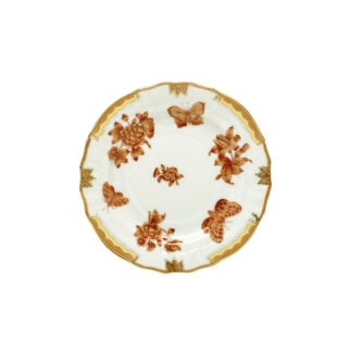Herend Fortuna Rust Bread and Butter Plate