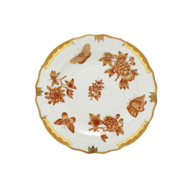 Herend Fortuna Rust Salad Plate Herend Fortuna Rust Salad Plate