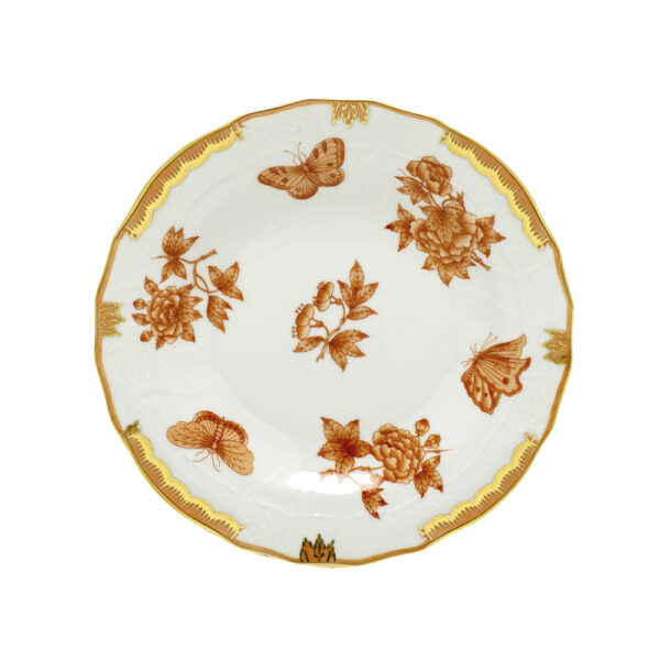 Herend Fortuna Rust Dessert Plate Herend Fortuna Rust Dessert Plate