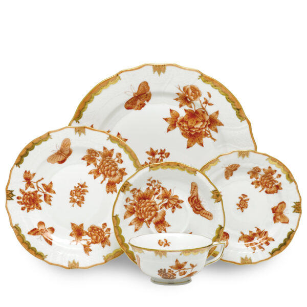 Herend Fortuna Rust Dinnerware