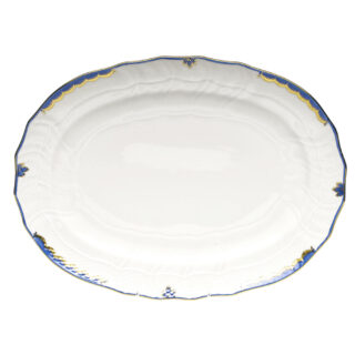 Herend Princess Victoria Blue Platter