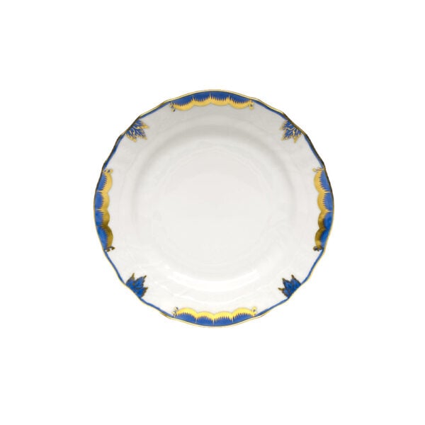 Herend Princess Victoria Blue Bread and Butter Plate