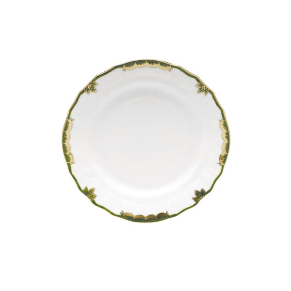 Herend Princess Victoria Dark Green Bread and Butter Plate Herend Princess Victoria Dark Green Bread and Butter Plate