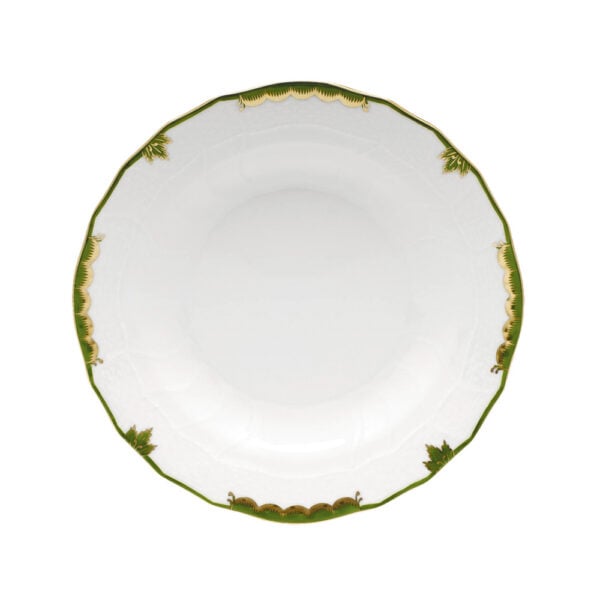 Herend Princess Victoria Dark Green Dessert Plate