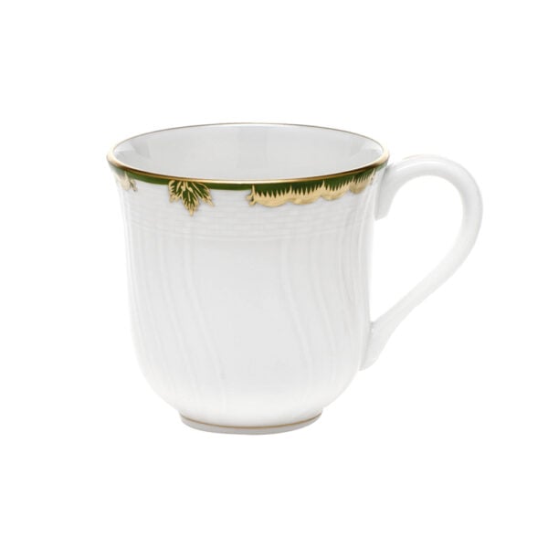 Herend Princess Victoria Dark Green Mug