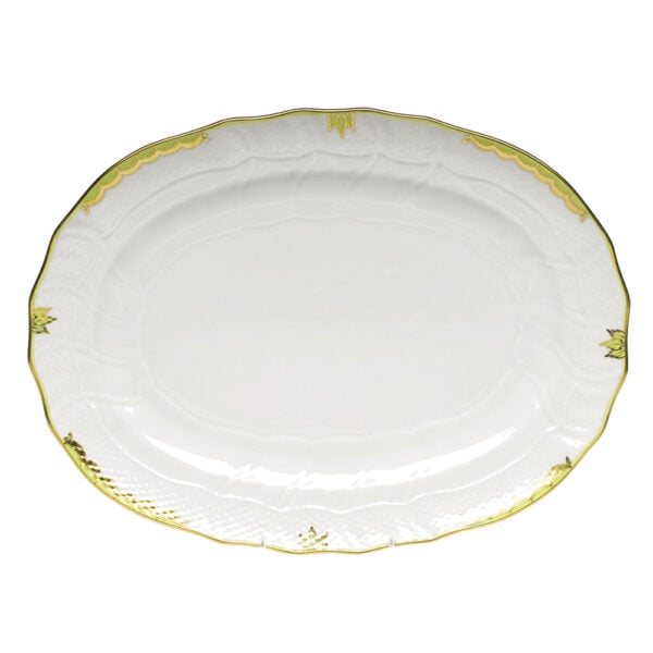 Herend Princess Victoria Green Platter Herend Princess Victoria Green Platter