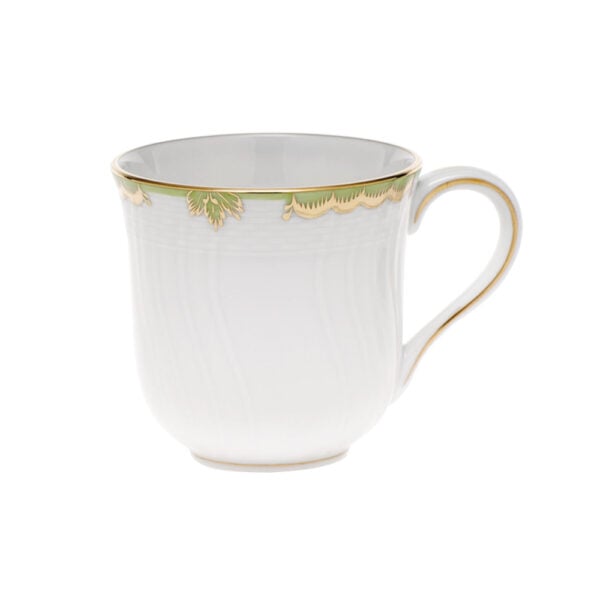 Herend Princess Victoria Green Mug Herend Princess Victoria Green Mug