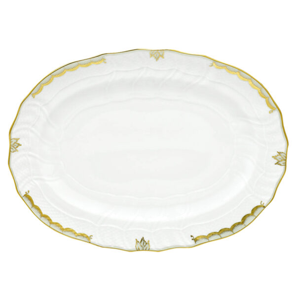 Herend Princess Victoria Grey Platter Herend Princess Victoria Grey Platter