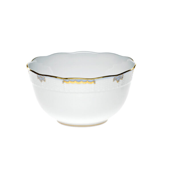 Herend Princess Victoria Light Blue Round Bowl Herend Princess Victoria Light Blue Round Bowl