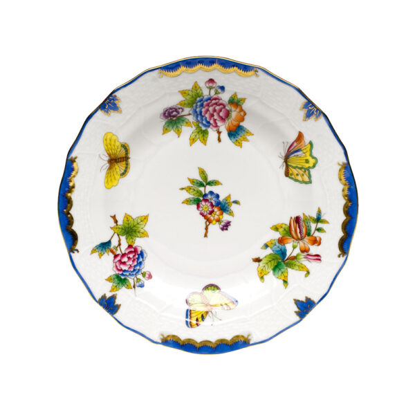 Herend Queen Victoria Blue Dessert Plate
