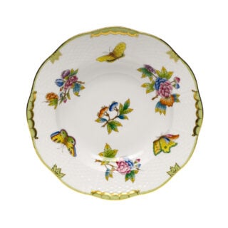 Herend Queen Victoria Green Rimmed Soup