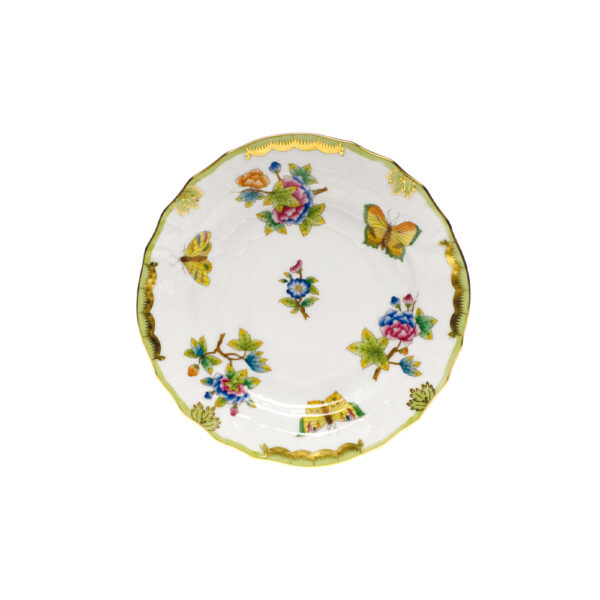Herend Queen Victoria Green Bread and Butter Plate Herend Queen Victoria Green Bread and Butter Plate