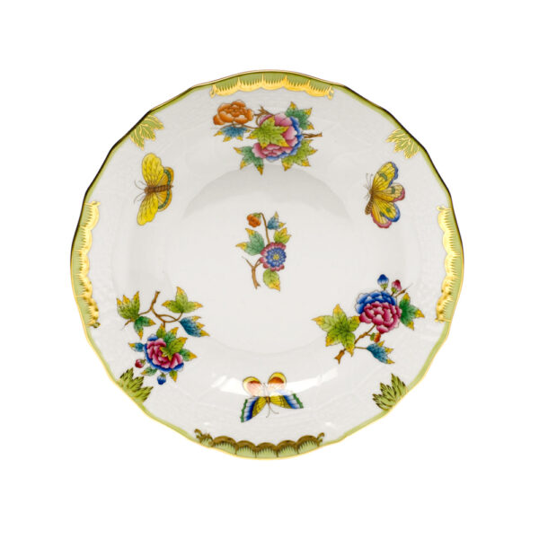 Herend Queen Victoria Green Dessert Plate