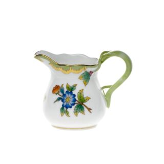 Herend Queen Victoria Green Creamer | Knee & Co