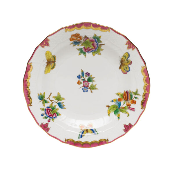 Herend Queen Victoria Pink Dessert Plate Herend Queen Victoria Pink Dessert Plate