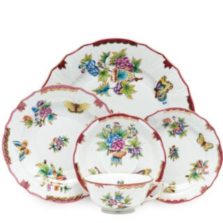 Herend Queen Victoria Pink Dinnerware