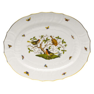 Herend Rothschild Bird Turkey Platter