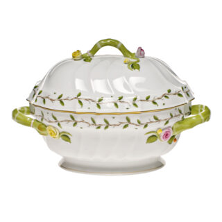 Herend Rothschild Garden Tureen with Branch