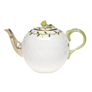 Herend Rothschild Garden Teapot with Rose