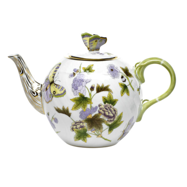 Herend Royal Garden Teapot with Butterfly Herend Royal Garden Teapot with Butterfly
