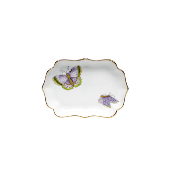 Herend Royal Garden Mini Scalloped Tray Herend Royal Garden Mini Scalloped Tray
