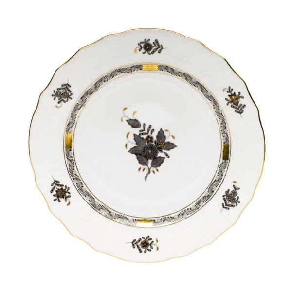 Herend Chinese Bouquet Black Dinner Plate Herend Chinese Bouquet Black Dinner Plate
