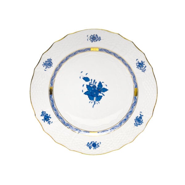 Herend Chinese Bouquet Blue Dessert Plate