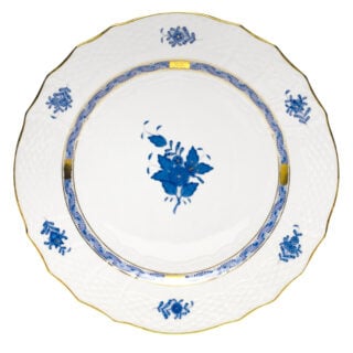 Herend Chinese Bouquet Blue Service Plate