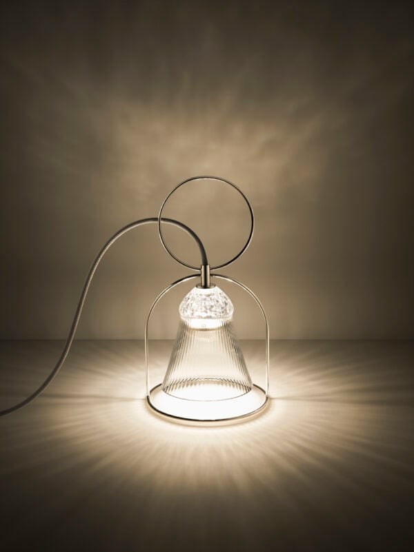 Saint-Louis Apollo Table Lamp Clear Crystal