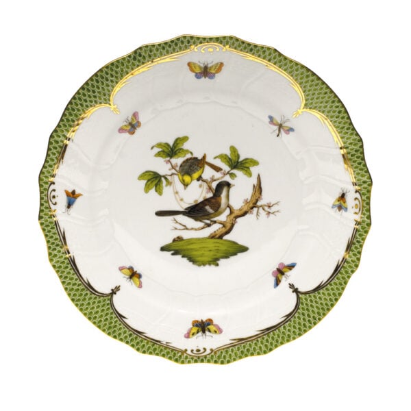 Herend Rothschild Bird Green Dinner Plate Herend Rothschild Bird Green Dinner Plate