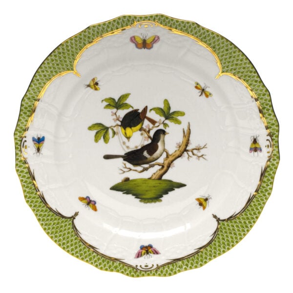 Herend Rothschild Bird Green Service Plate Herend Rothschild Bird Green Service Plate