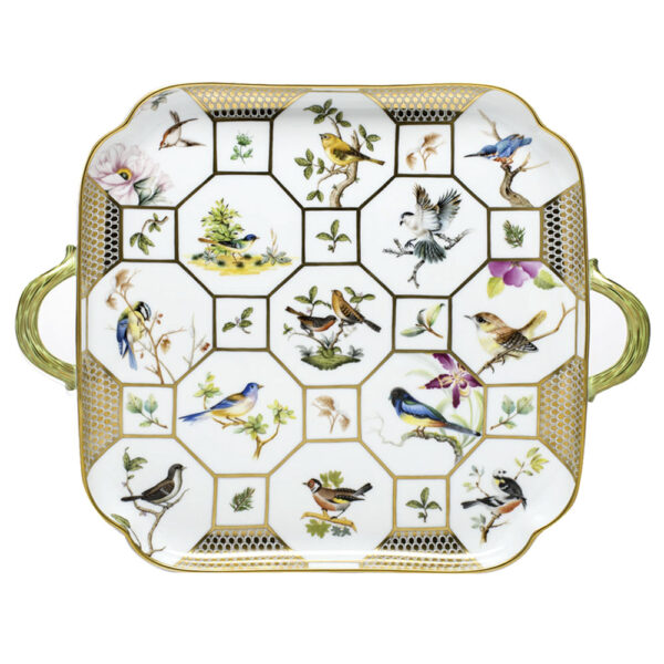 Herend Reserve Collection Birds of Herend Tray