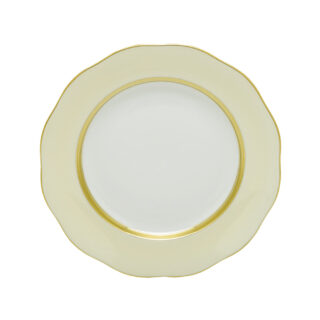 Herend Silk Ribbon Beige Dessert Plate