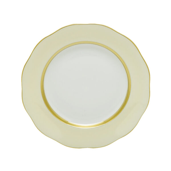 Herend Silk Ribbon Beige Dessert Plate