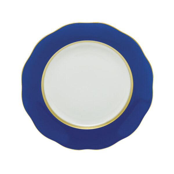 Herend Silk Ribbon Cobalt Blue Dessert Plate