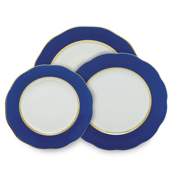 Herend Silk Ribbon Cobalt Blue Dinnerware