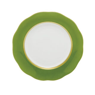 Herend Silk Ribbon Fern Dessert Plate