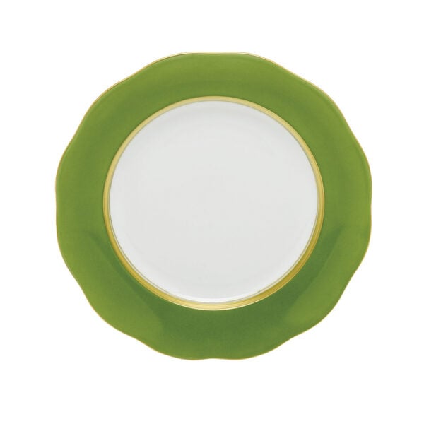 Herend Silk Ribbon Fern Dessert Plate