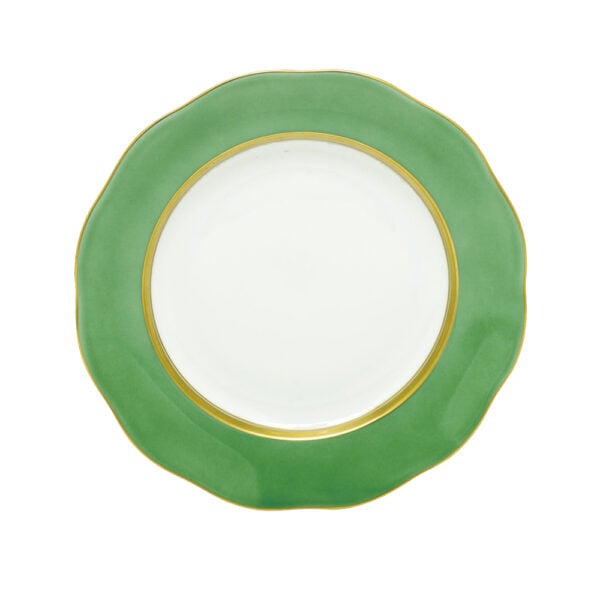 Herend Silk Ribbon Mint Dessert Plate Herend Silk Ribbon Mint Dessert Plate
