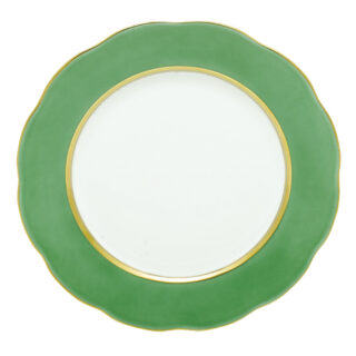 Herend Silk Ribbon Mint Service Plate