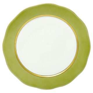 Herend Silk Ribbon Olive Charger