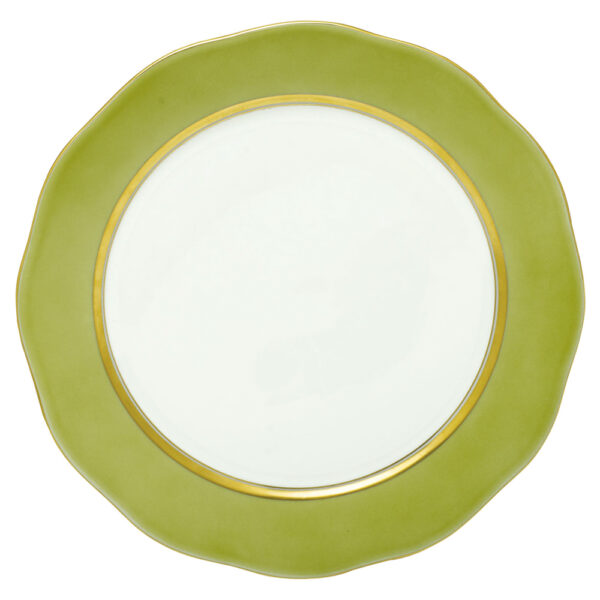 Herend Silk Ribbon Olive Charger