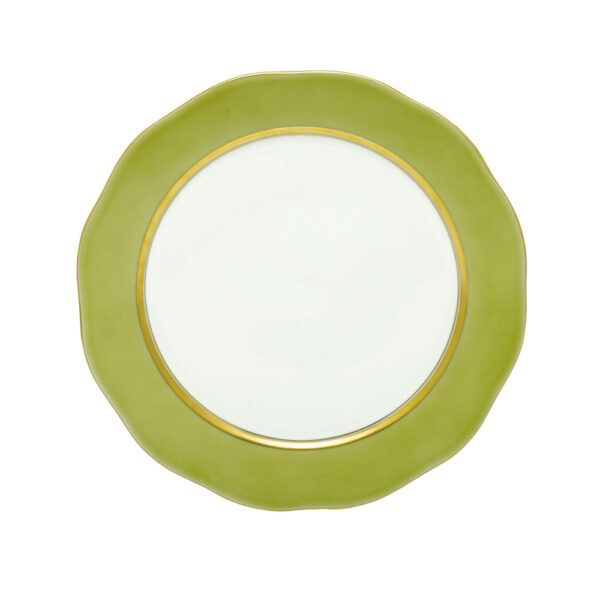 Herend Silk Ribbon Olive Dessert Plate