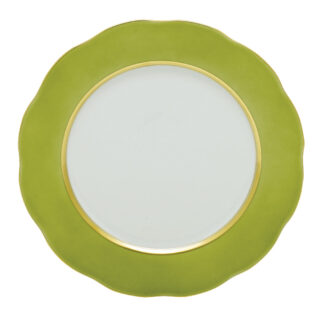 Herend Silk Ribbon Olive Service Plate