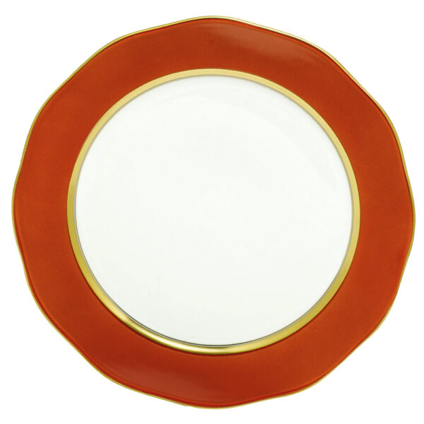 Herend Silk Ribbon Pumpkin Charger