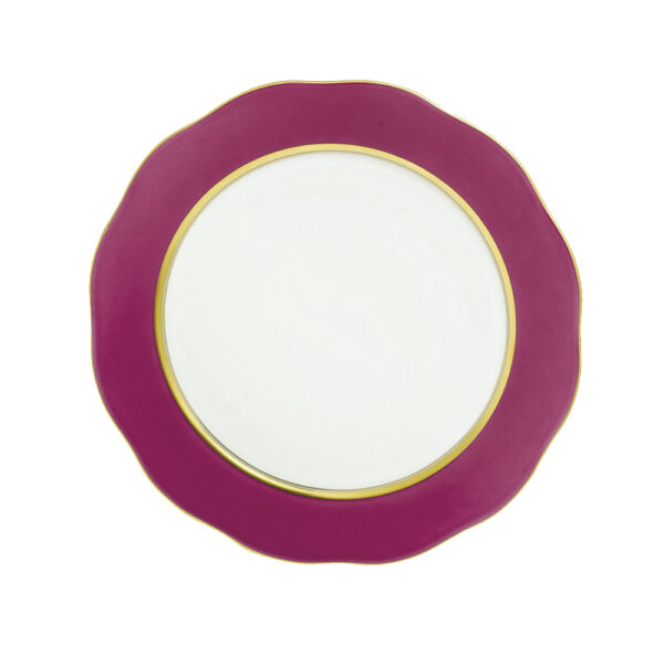 Herend Silk Ribbon Raspberry Dessert Plate